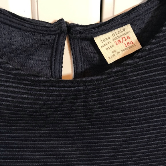 Zara Girl Navy Dress - Picture 4 of 7
